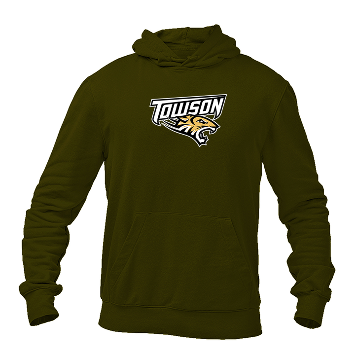Men's Towson Tigers Gildan  Heavy Blend Hooded Sweatshirt