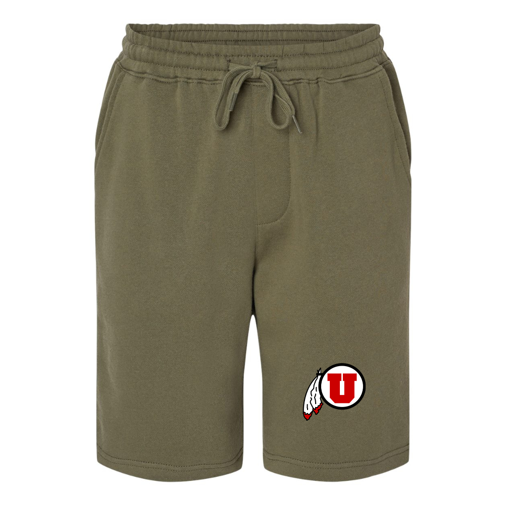 Men's Utah Utes Independent Trading Co Midweight Fleece Shorts