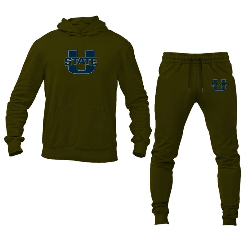 Men's Utah State Aggies Hoodie Joggers Set