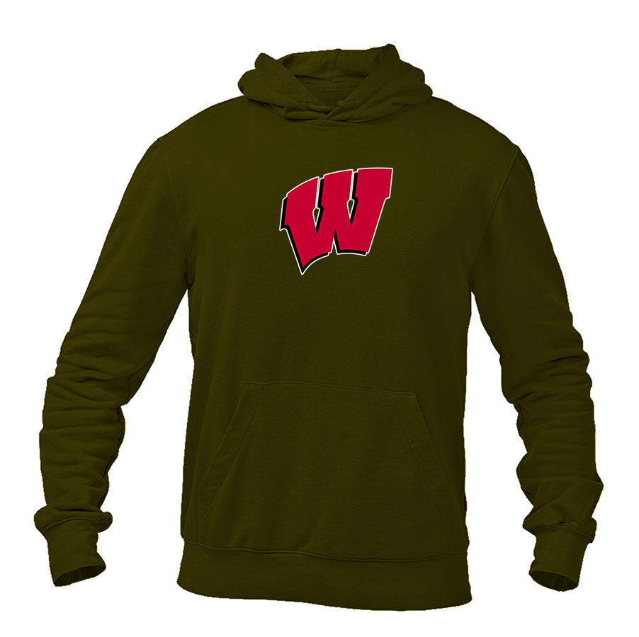 Men's Wisconsin Badgers Softstyle Midweight Hooded Sweatshirt