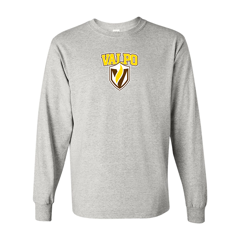 Men's Valparaiso Crusaders Gildan Heavy Cotton Long Sleeve T-Shirt