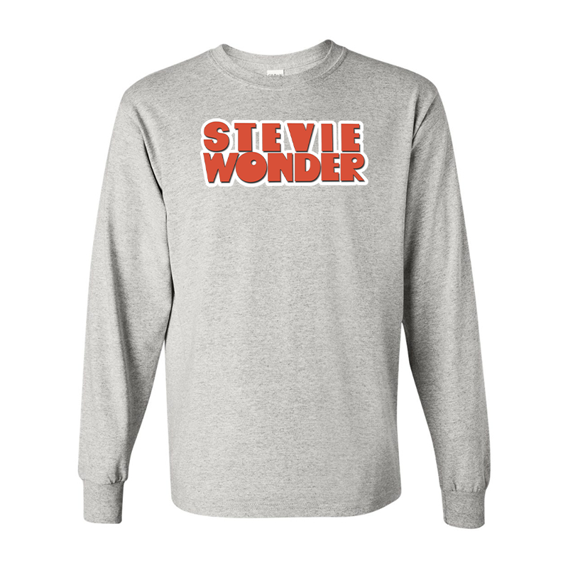 Men's Stevie-Wonder Gildan Heavy Cotton Long Sleeve T-Shirt