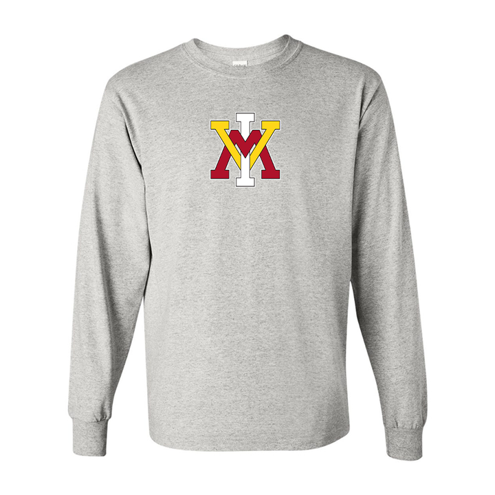 Men's VMI Keydets Gildan Heavy Cotton Long Sleeve T-Shirt