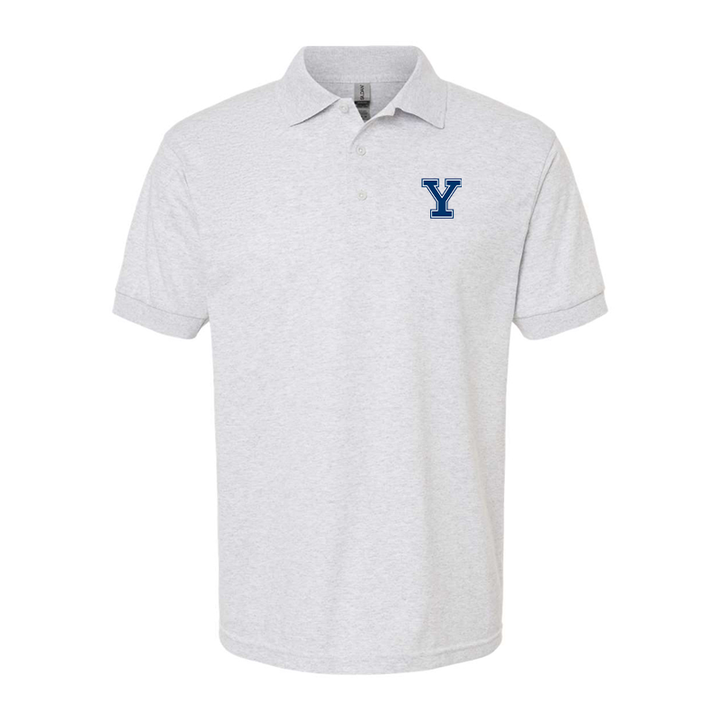 Men's Yale Bulldogs Gildan Dry Blend Jersey Polo