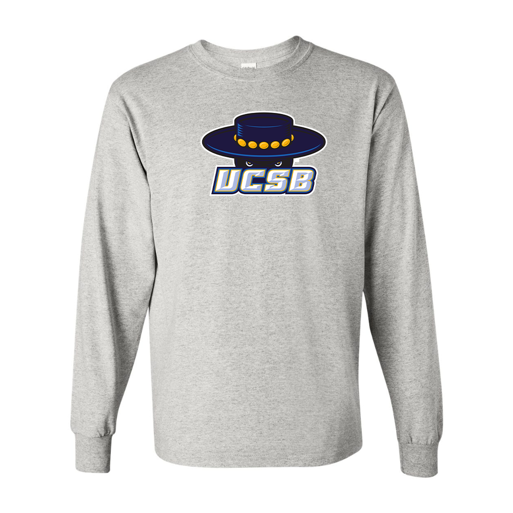 Men's UCSB Gauchos Gildan Heavy Cotton Long Sleeve T-Shirt
