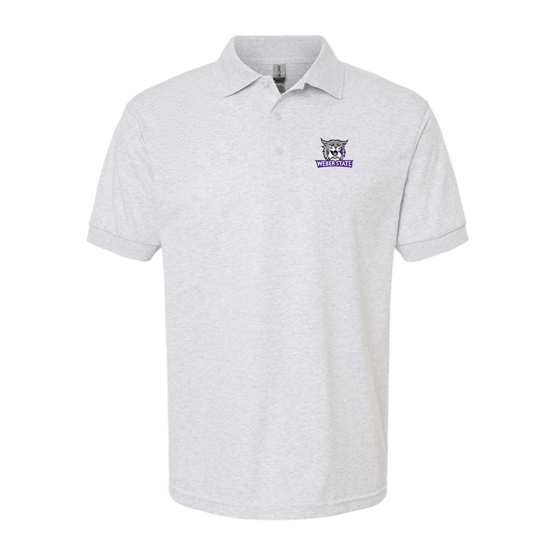 Men's Weber State Wildcats Gildan Dry Blend Jersey Polo
