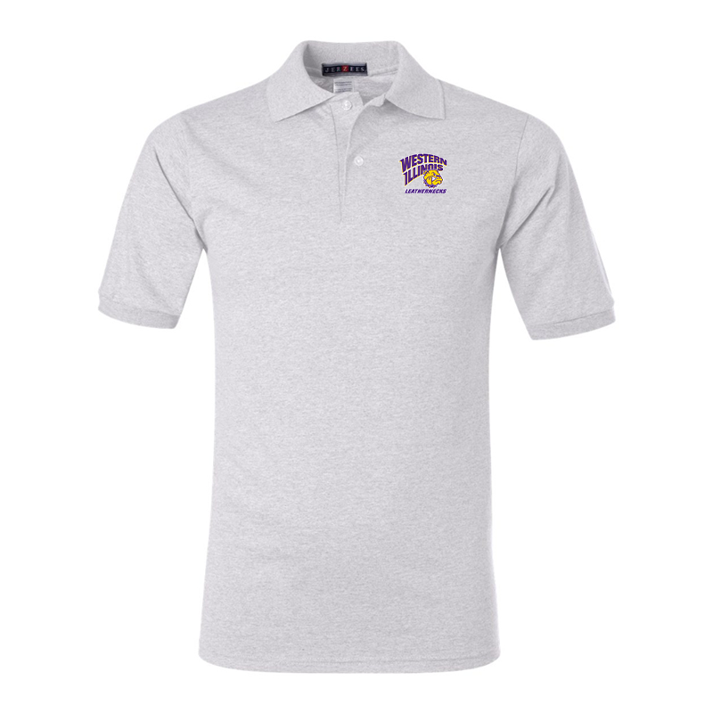 Men's Western Illinois Leathernecks JERZEES  SpotShield polo