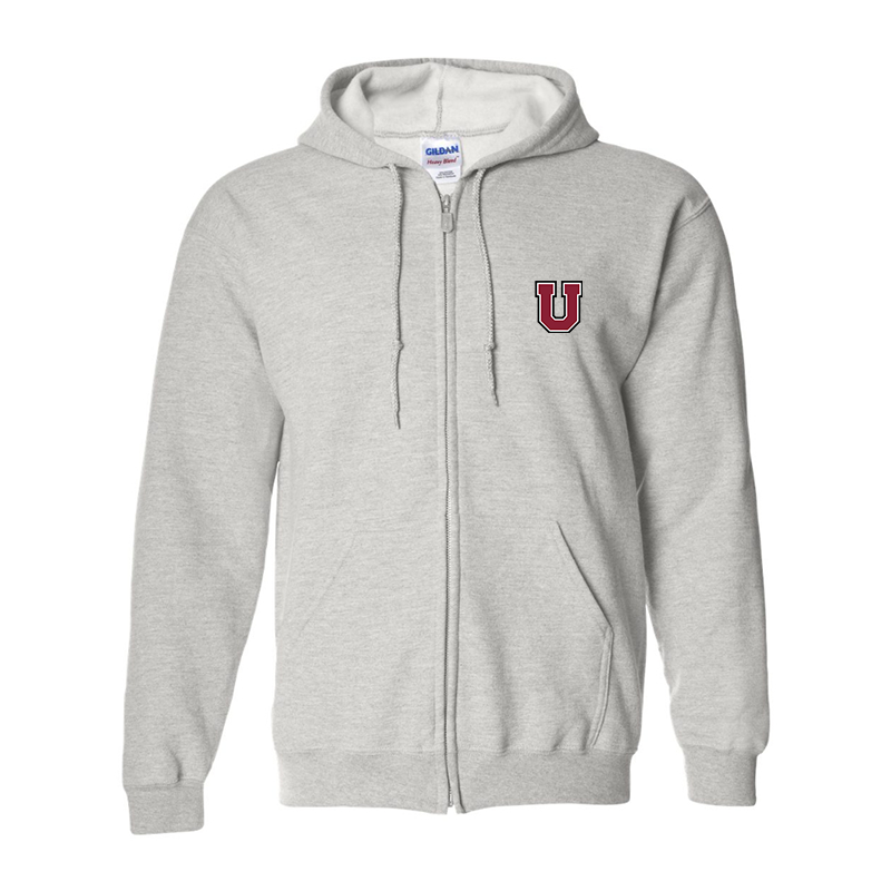 Men's Union Dutchmen Gildan  Heavy Blend Full Zip Hooded Sweatshirt