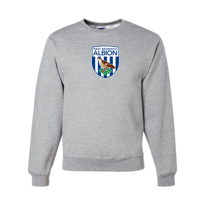 Men's West Bromwich Albion Soccer JERZEES NuBlend Crewneck Sweatshirt