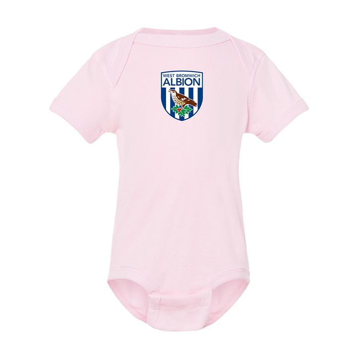 West Bromwich Albion Soccer  Rabbit Skins Infant Baby Rib Bodysuit