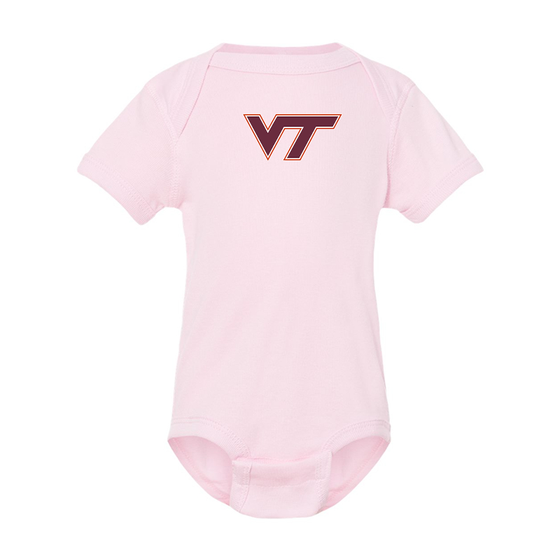 Virginia Tech Hokies  Rabbit Skins Infant Baby Rib Bodysuit
