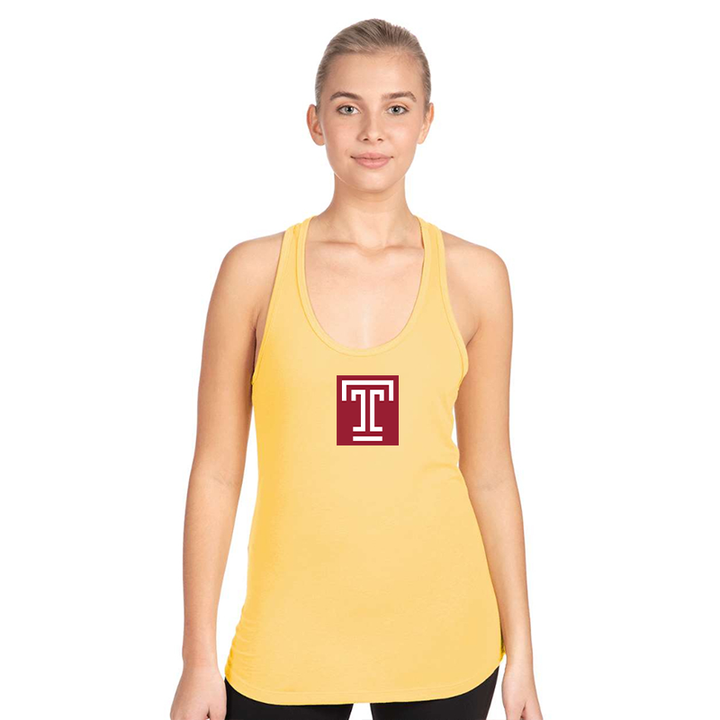 Women's Temple Owls Next Level Ideal Racerback Tank