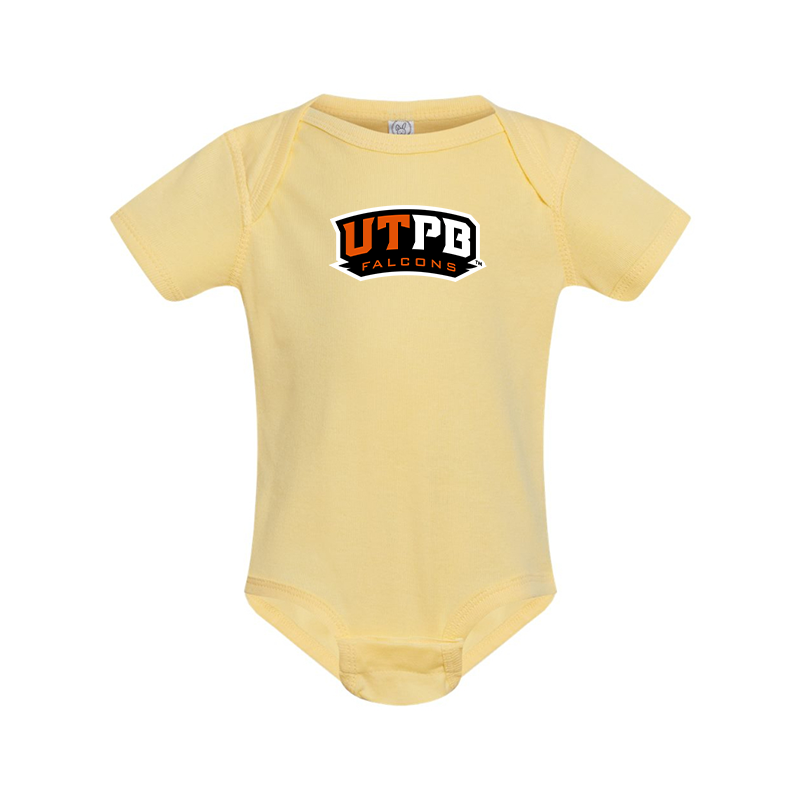 UTPB Falcons  Rabbit Skins Infant Baby Rib Bodysuit
