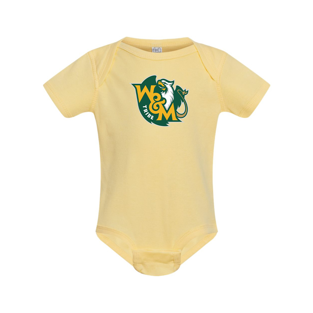 William and Mary Tribe  Rabbit Skins Infant Baby Rib Bodysuit