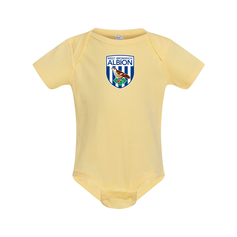 West Bromwich Albion Soccer  Rabbit Skins Infant Baby Rib Bodysuit
