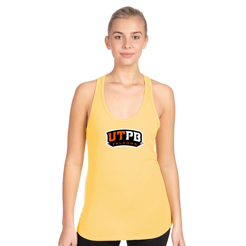 Women's  UTPB Falcons Next Level Ideal Racerback Tank