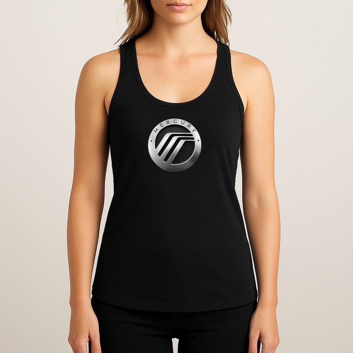 Women's Mercury Car Racerback Tank Top