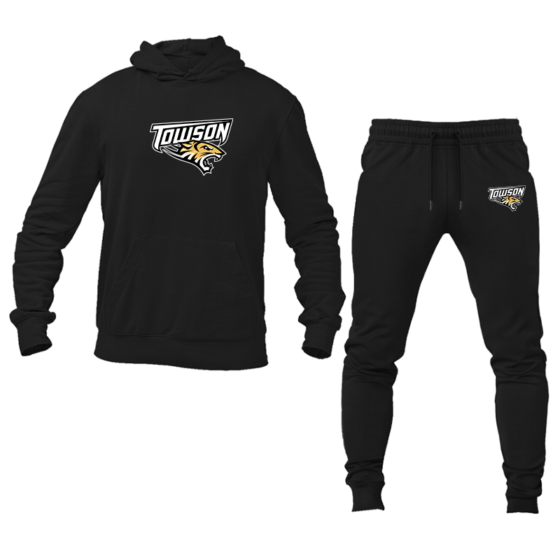 Men's Towson Tigers Hoodie Joggers Set