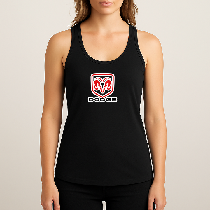 Women's Dodge Car Racerback Tank Top
