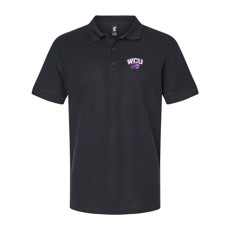 Men'sWestern Carolina Catamounts  Gildan Hammer Pique Polo