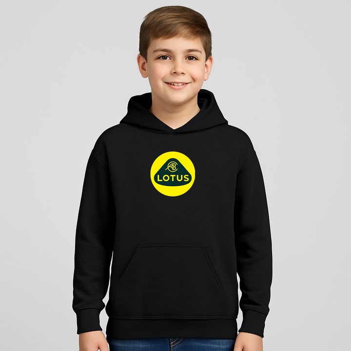 Youth Kids Lotus Car Pullover Hoodie