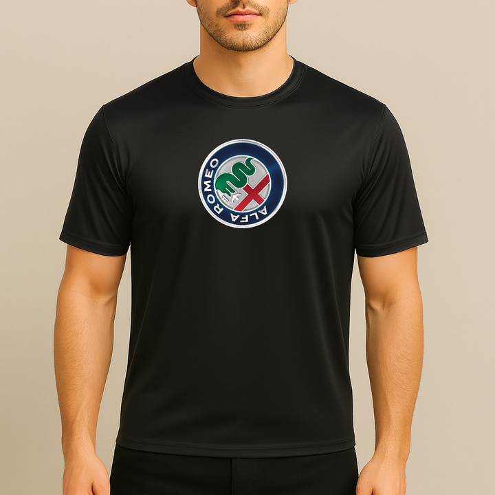 Men's Alfa Romeo Car Polyester T-Shirt
