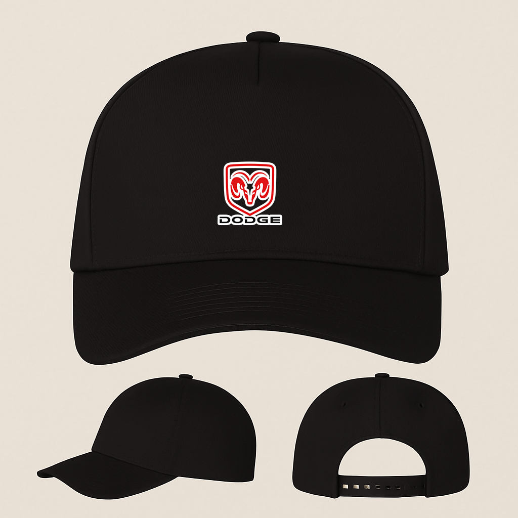 Dodge Car Five Panel Twill Snapback Cap