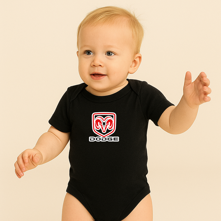 Dodge Car Baby Romper Onesie
