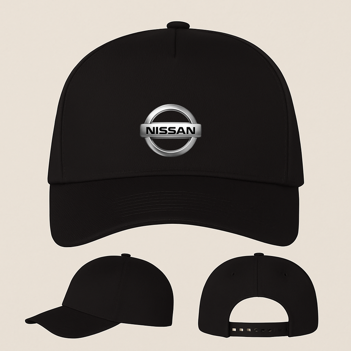 Nissan Car Five Panel Twill Snapback Cap
