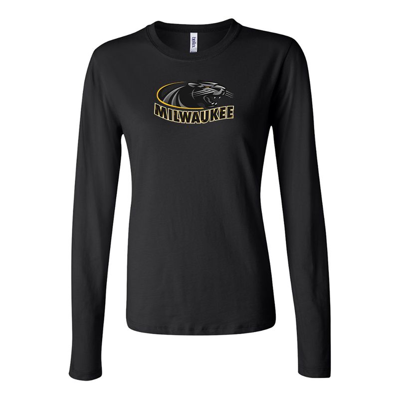 BELLA CANVAS Women’s Wisconsin Milwaukee Panthers Jersey Long Sleeve Tee