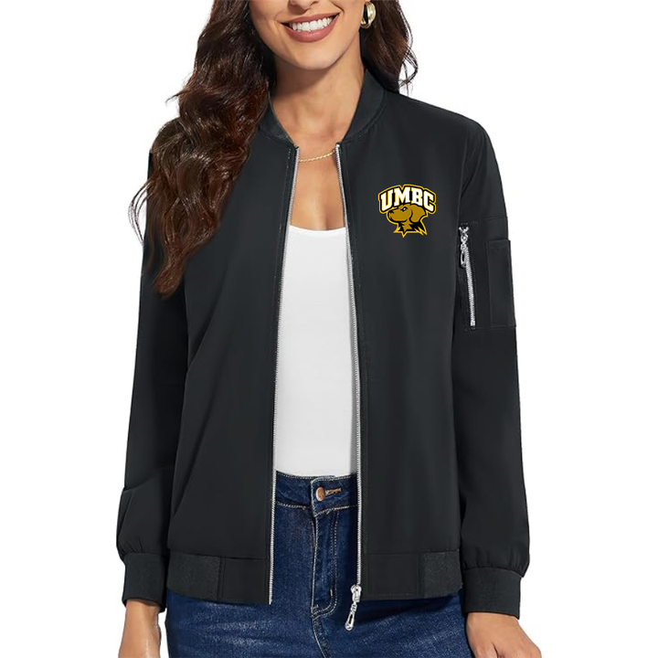 Women's UMBC Retrievers  Premium Bomber Jacket Outerwear