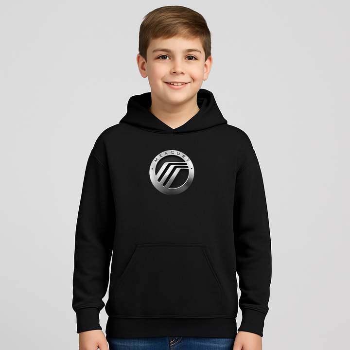 Youth Kids Mercury Car Pullover Hoodie