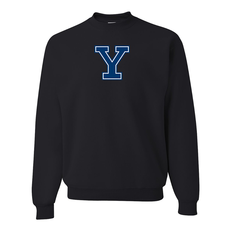 Men's Yale Bulldogs JERZEES NuBlend Crewneck Sweatshirt