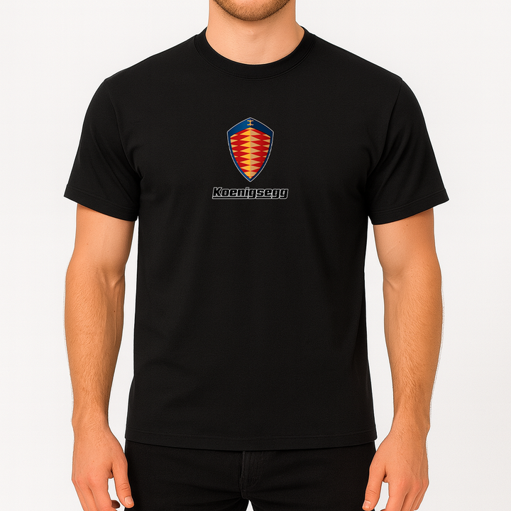 Men’s Koenigsegg Car Cotton T-Shirt