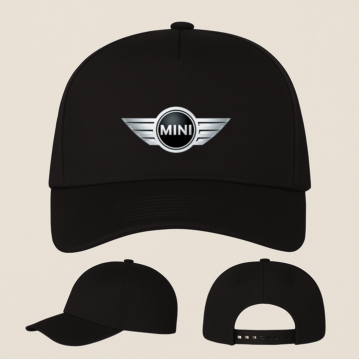 Mini Cooper Car Five Panel Twill Snapback Cap