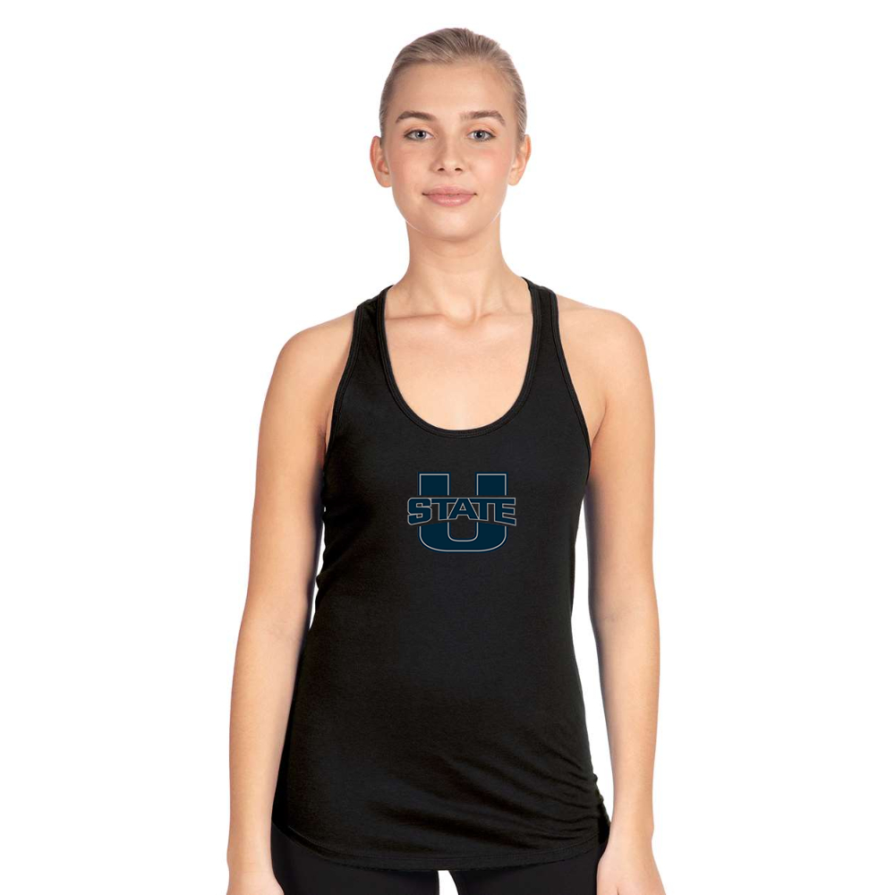 Women's Utah State Aggies   Next Level Ideal Racerback Tank