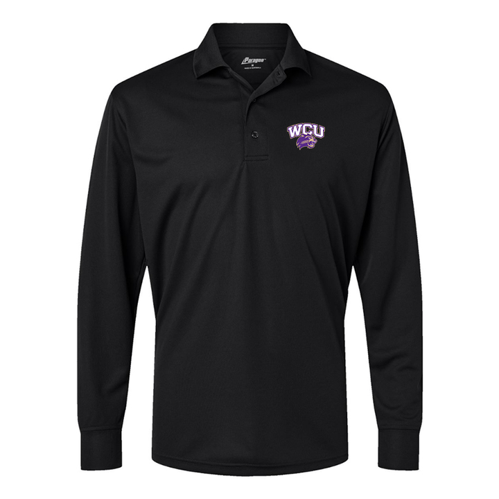 Men's Western Carolina Catamounts  Paragon Prescott Long Sleeve Polo