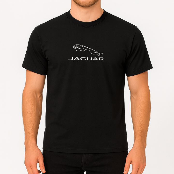 Men’s Jaguar Symbol Car Cotton T-Shirt