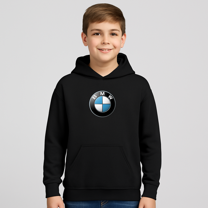 Youth Kids BMW Motorsports Car Pullover Hoodie