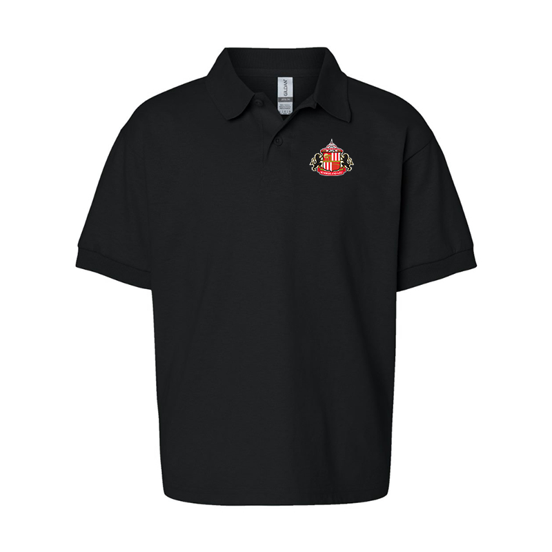 Youth Sunderland AFC Soccer  Gildan Dry Blend Jersey Polo
