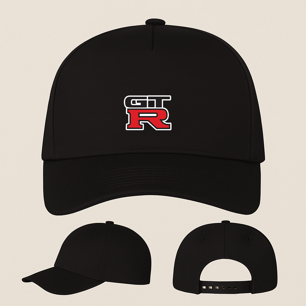 GTR Car Five Panel Twill Snapback Cap