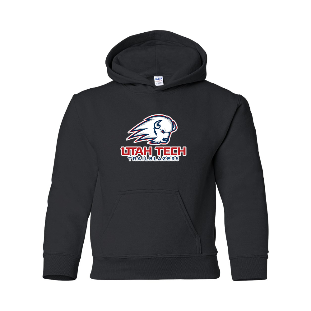 Youth Utah Tech Trailblazers  Gildan Heavy Blend  Hooded Sweatshirt