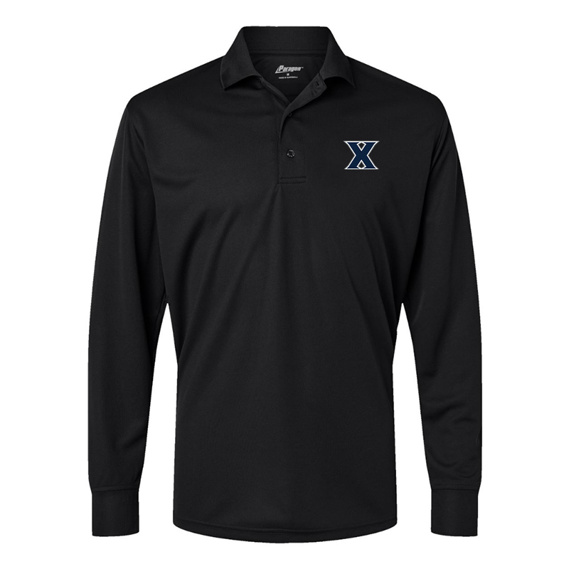 Men's Xavier Musketeers Paragon Prescott Long Sleeve Polo