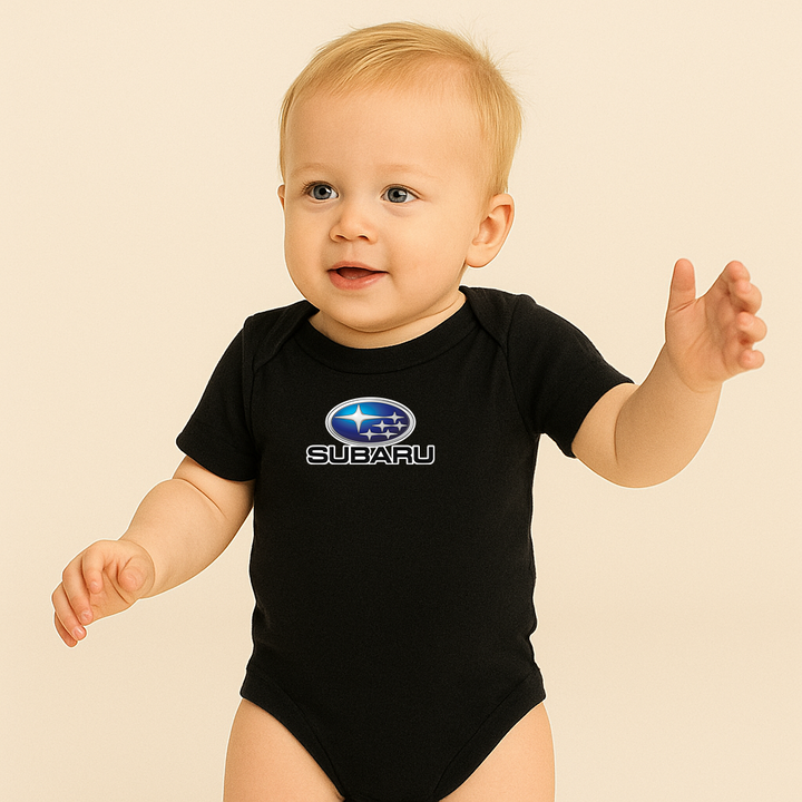 Subaru Car Baby Romper Onesie