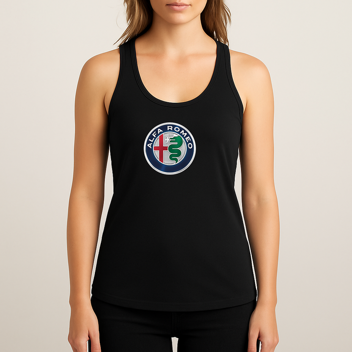 Women's Alfa Romeo Car Racerback Tank Top