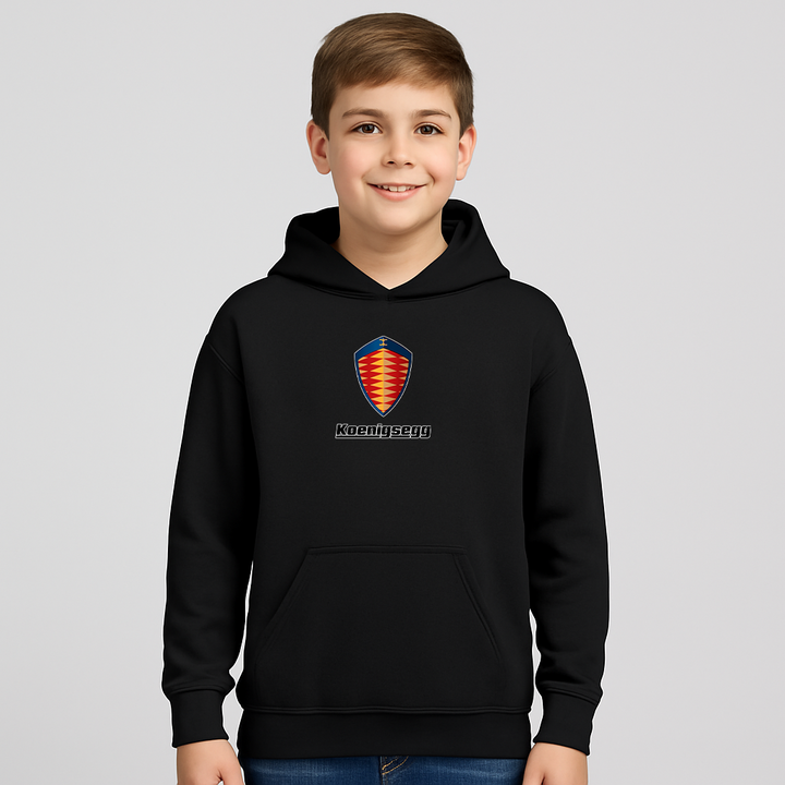 Youth Kids Koenigsegg Car Pullover Hoodie