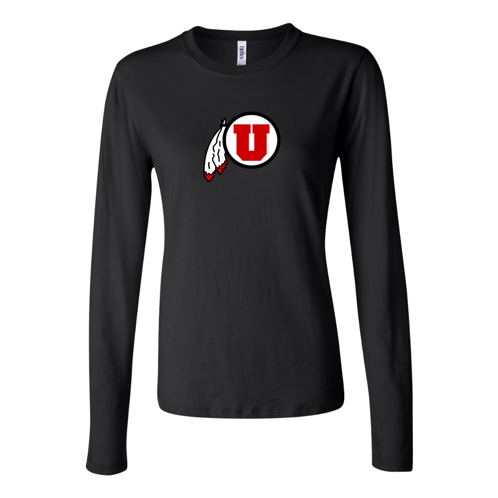 BELLA CANVAS Women’s Utah Utes Jersey Long Sleeve Tee