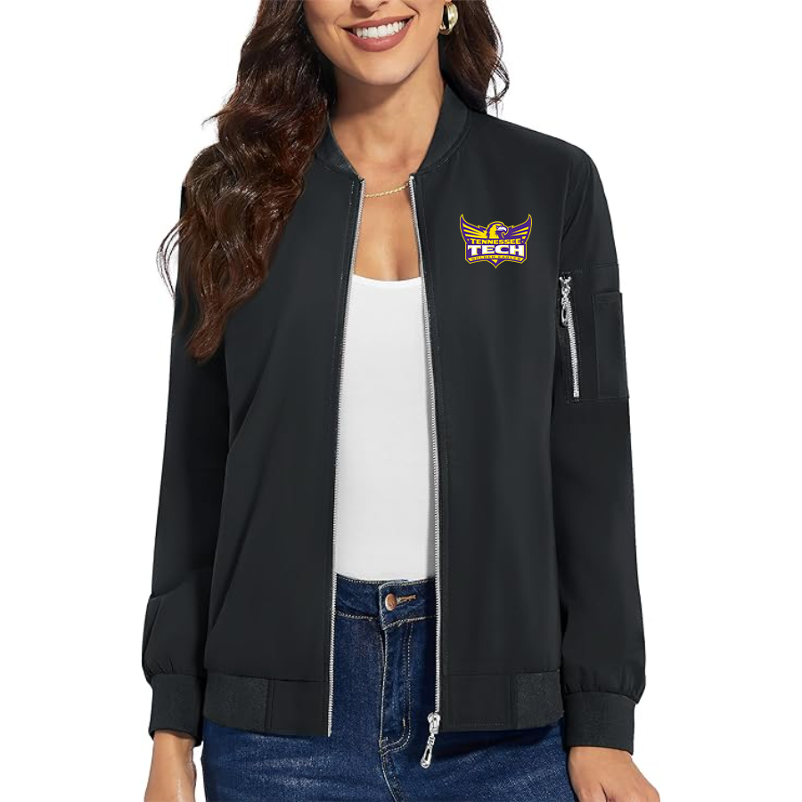 Women's  Tennessee Tech Golden Eagles Premium Bomber Jacket Outerwear