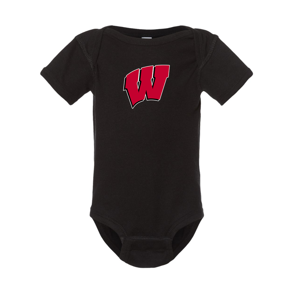 Wisconsin Badgers Rabbit Skins Infant Baby Rib Bodysuit