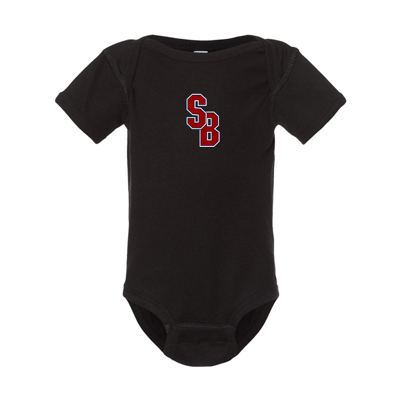Stony Brook Seawolves  Rabbit Skins Infant Baby Rib Bodysuit